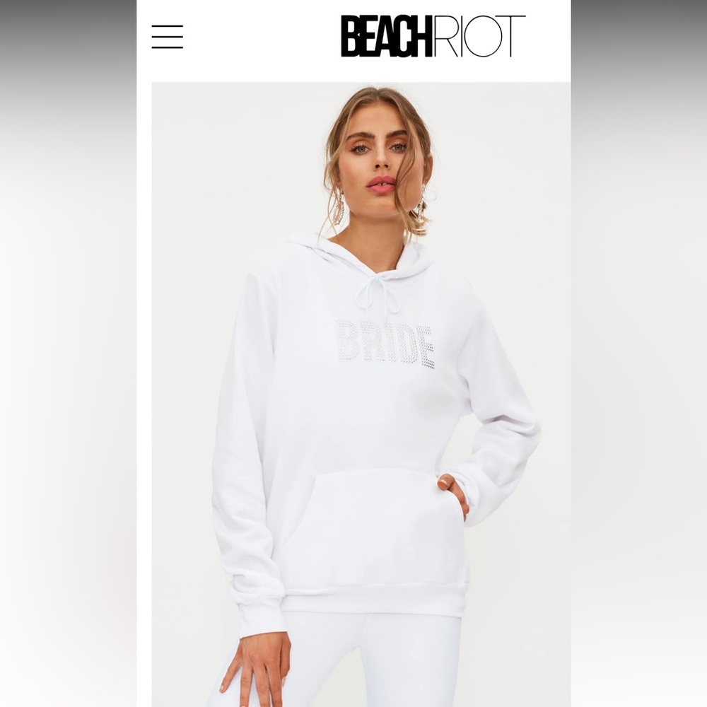Beach Riot BRIDE Rhinestone Sweatshirt